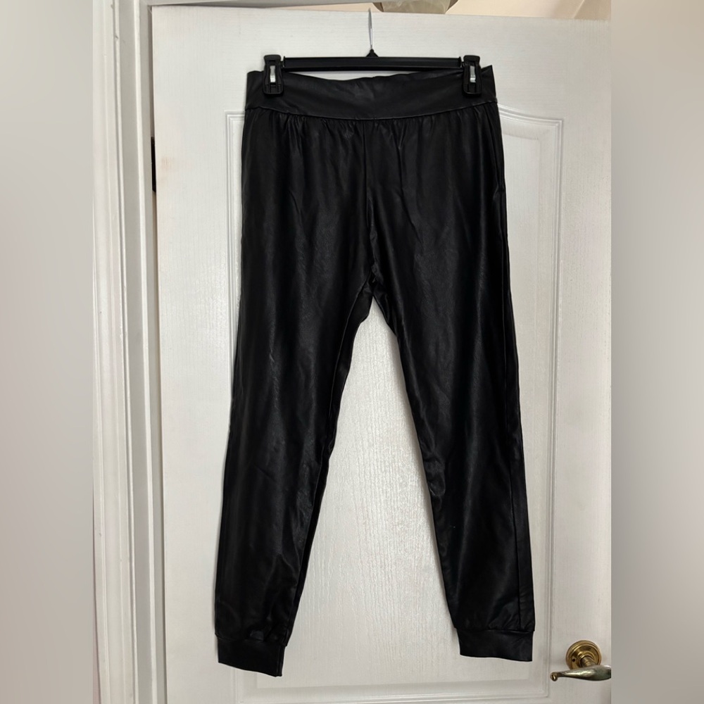 Commando Faux LeatherJoggers